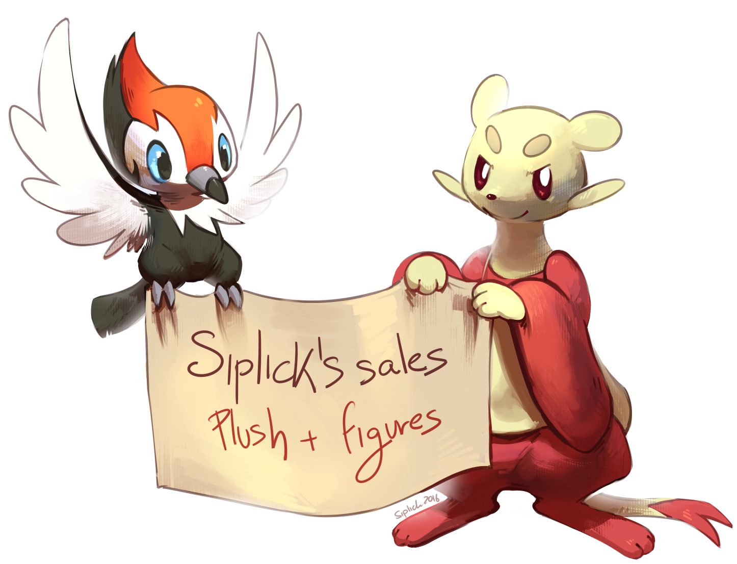 Permanent sales post! Plush + figures