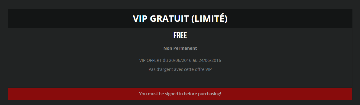Devenez VIP sur ElysionRP #3 Gratuitement - Entraide serveur de jeu ...