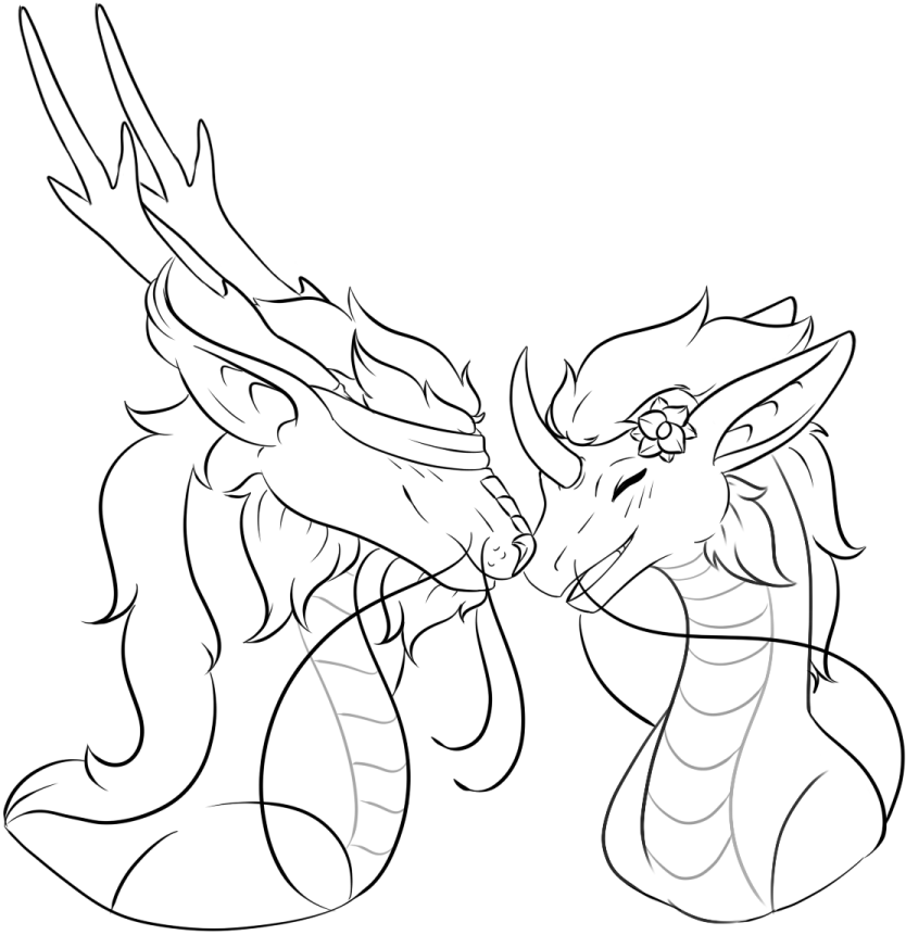 Влюбленные драконы схема