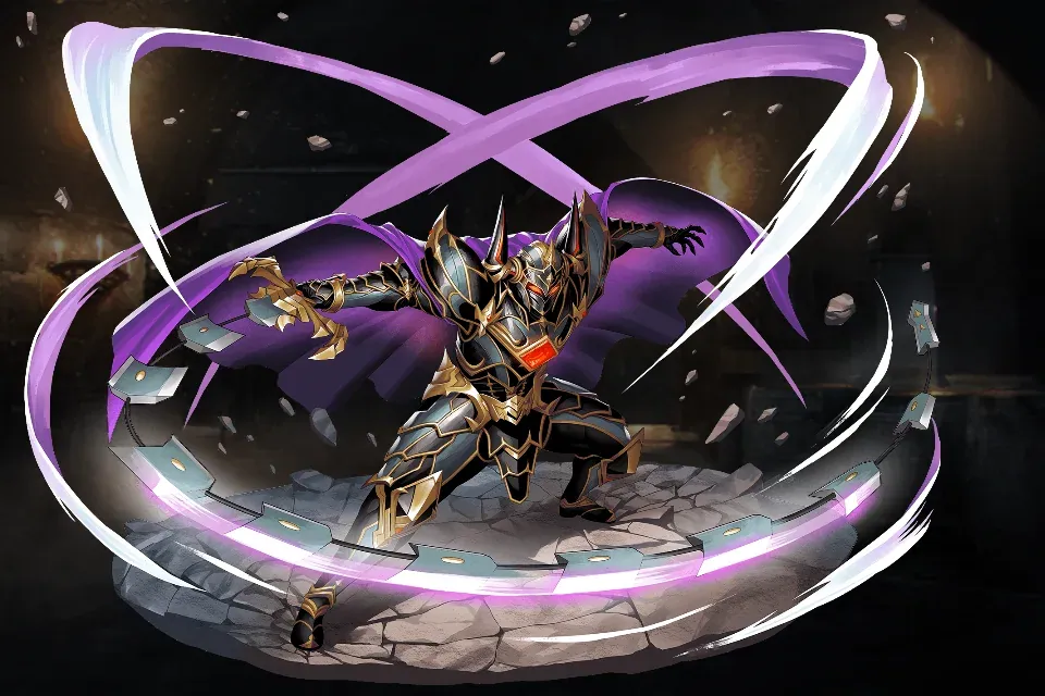 赤い「揺るがぬ黒き騎士デシウス」登場！2つの第2覚醒とイケメン過ぎる立ち絵に震えろの参考画像 - わんにゃんランド - アイギス攻略まとめ