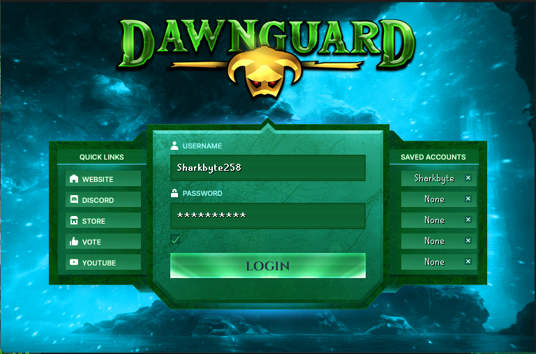 Saved Accounts Profile UI