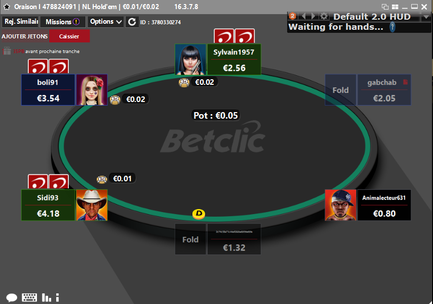Betclic poker connexion impossible reno poker series