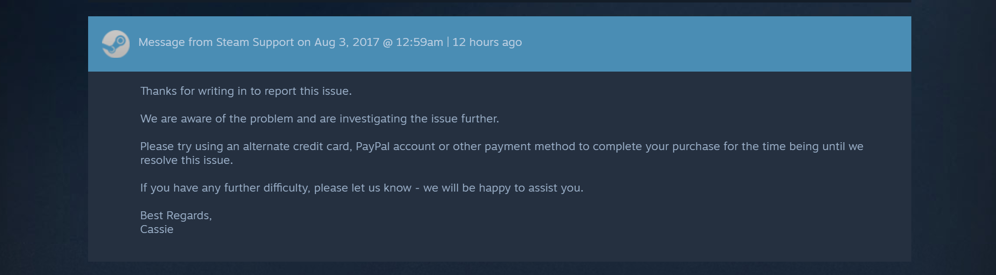 There was a problem with your steam фото 8