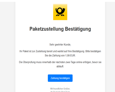 Germany Post verify Letter High Quality Send Inbox HTML 2025