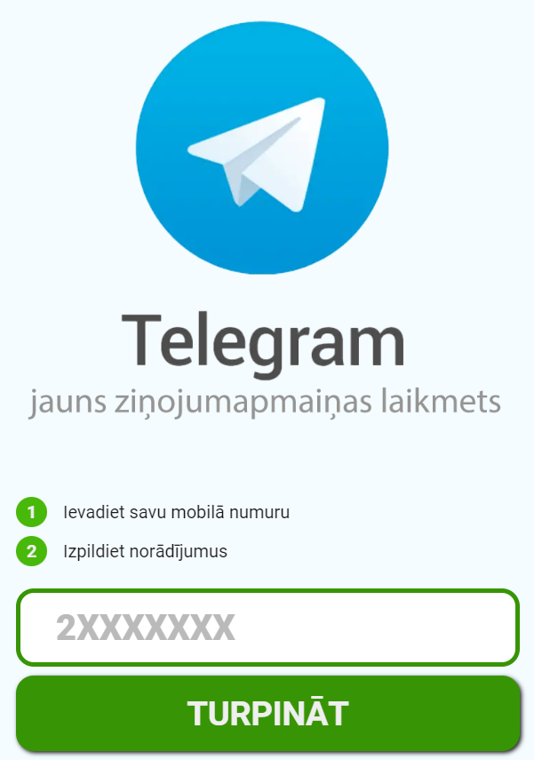 [click2sms] LV | Telegram 