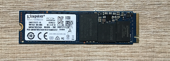 Bán SSD Kington 512G Nvme