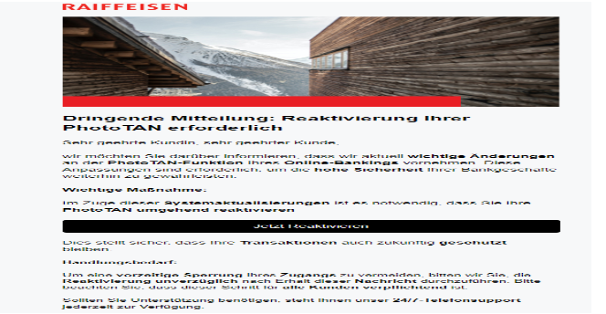 ✔️ Raiffeisen Swiss ( german language ) Letter Inbox To All 2025 ☑️☑️Fresh and High Quality ☑️