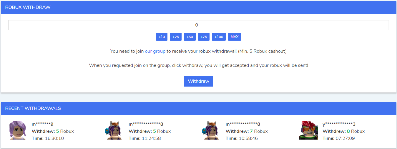 Get Paid On Robux For Doing Offers And Surveys At Rbx Tools