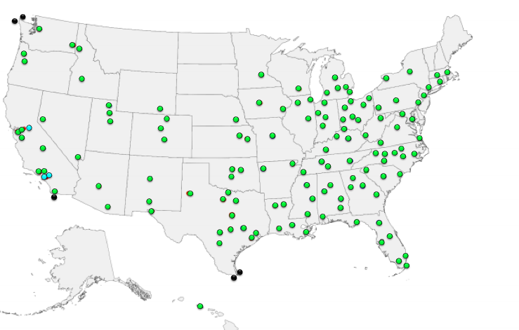 Has anybody made a before-and-after map of FBS conference realignment ...