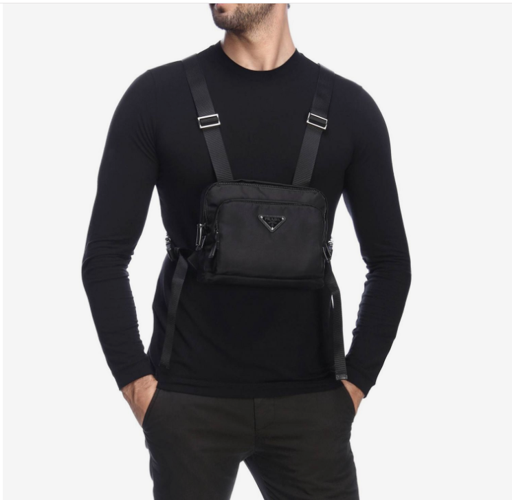 prada chest bag men's