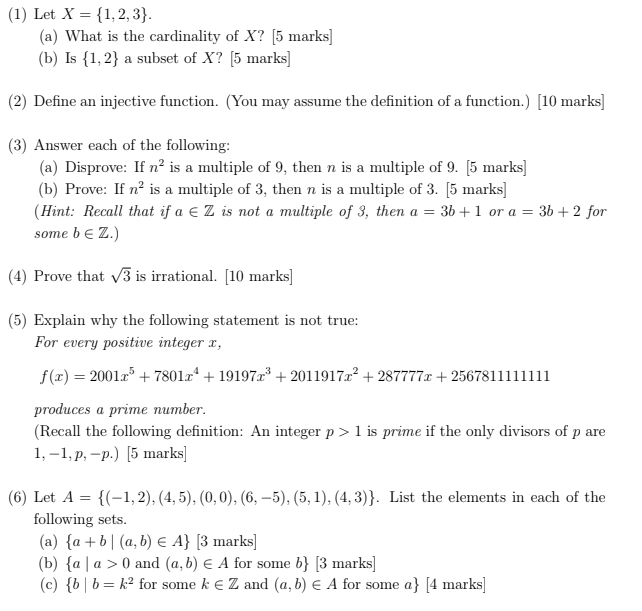 Solved [Discrete Math] Can anyone provide me with explained | Chegg.com