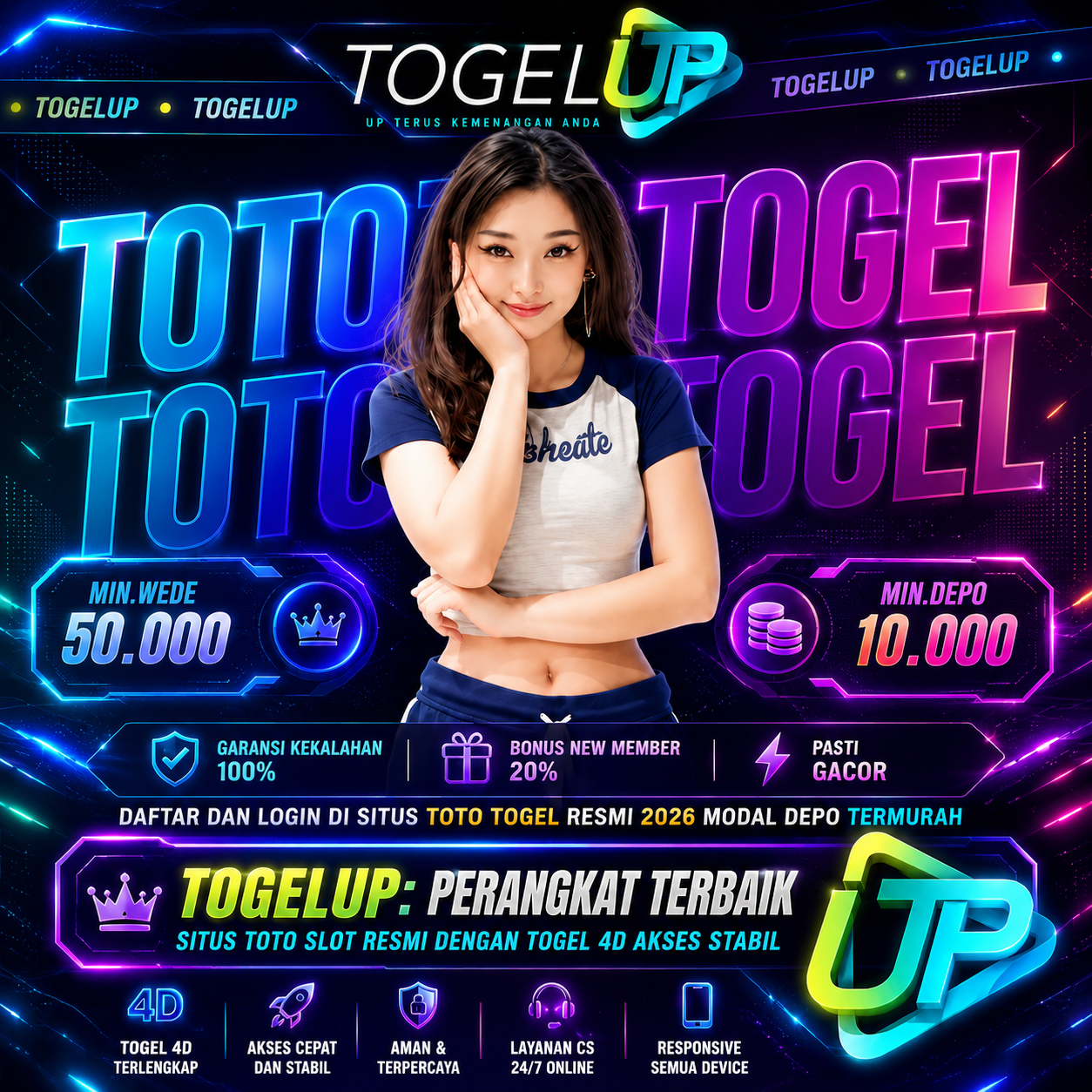 TOGELUP: Perangkat Terbaik Situs Toto Slot Resmi Dengan Togel 4D Akses Stabil