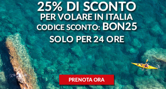 Alitalia Codice Sconto