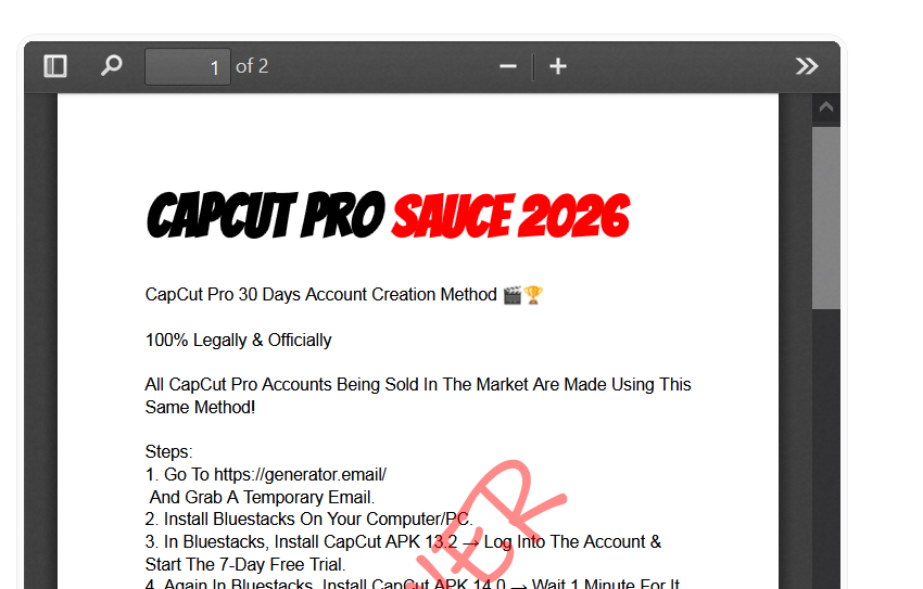 CapCut Pro Sauce 2026❤️Fresh-Method✔️-High-Quality-PDF-✔️Latest-