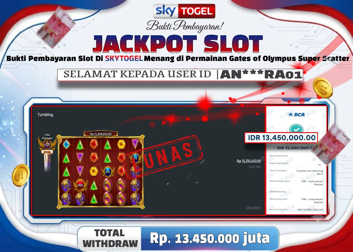 🏆 BUKTI   KEMENANGAN   Gates of Olympus Super Scatter  MEMBER   SKYTOGEL🏆