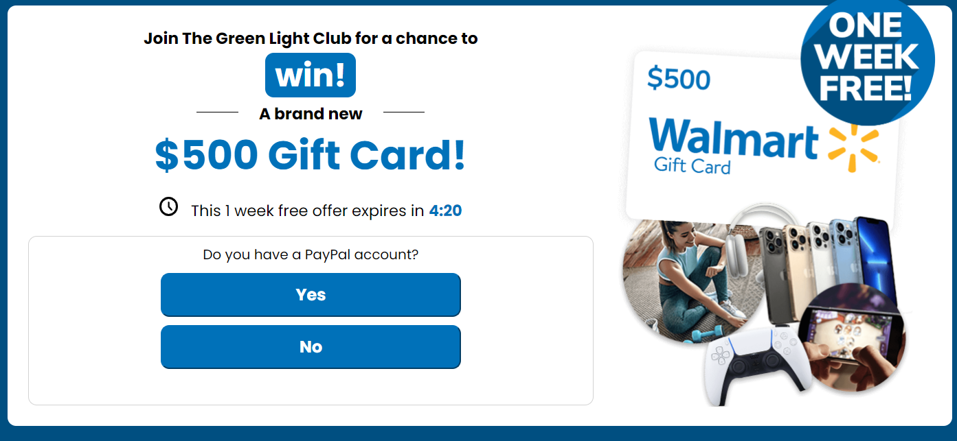 [PayPal] CA | Walmart $500 Gift Card!