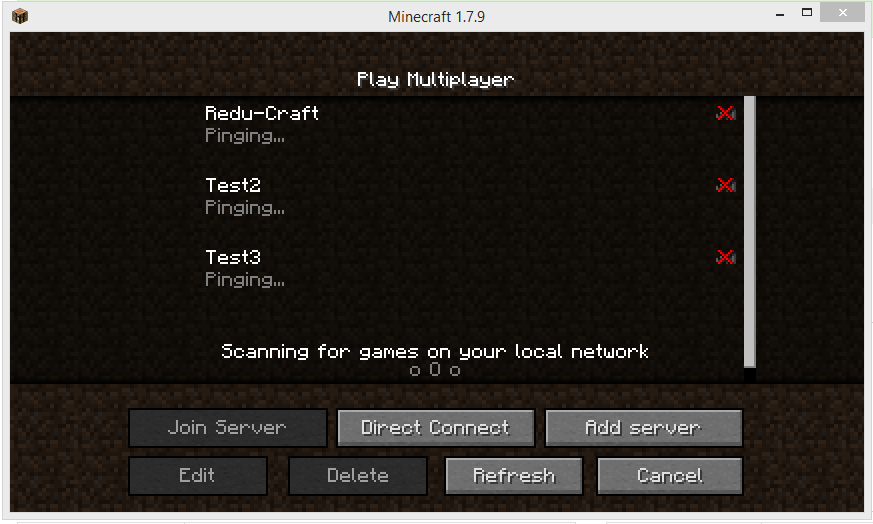 Minecraft Multiplayer doesn't ping servers - Java Edition 