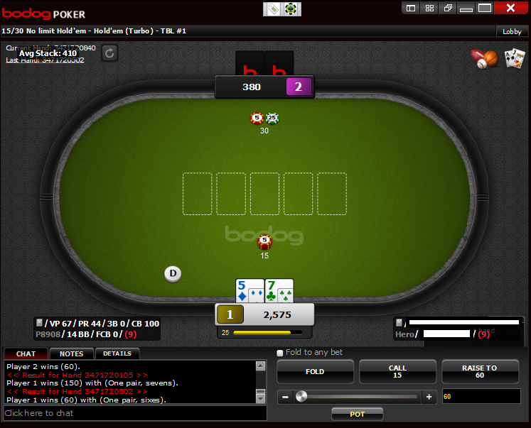 Bodog poker catcher & bovada hud