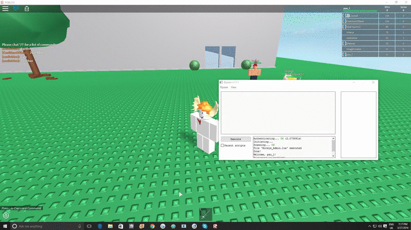 roblox elysian exploit sake