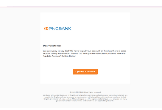 Pnc Bank- Letter Inbox To All 2025 { Fresh INBOX LETTER } ⭐ HighQuality ❤️