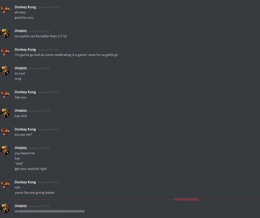 Ratter Report Discord Group Person