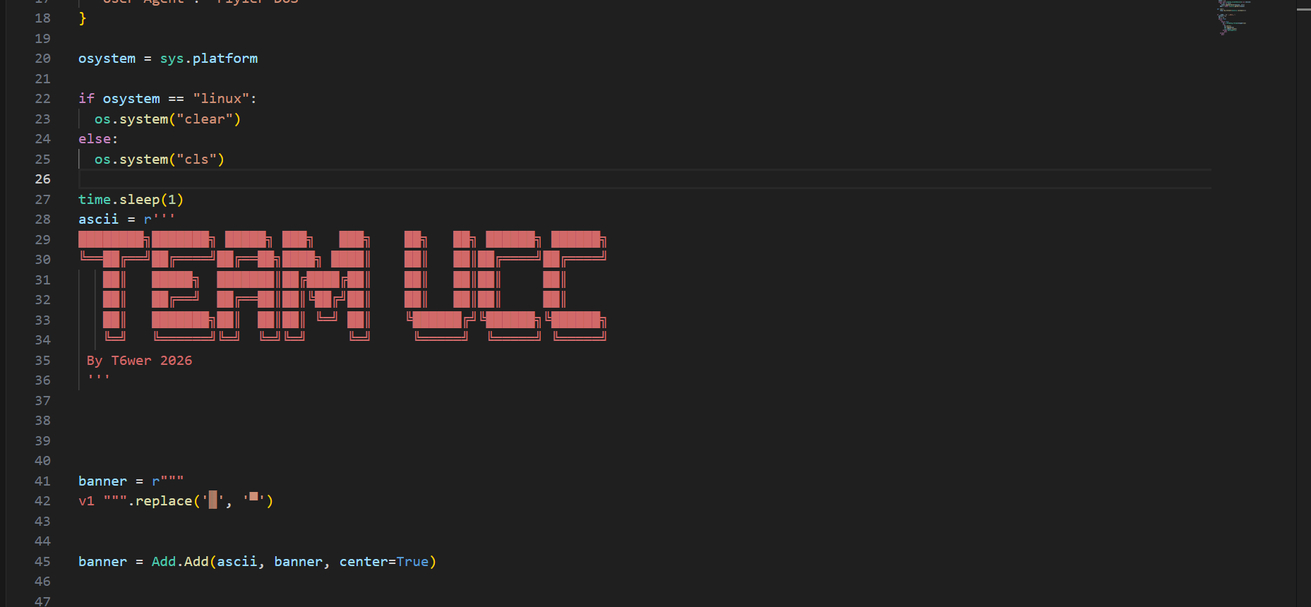SPAMUX DDOSER V1 ( DEVELOPED = 2026