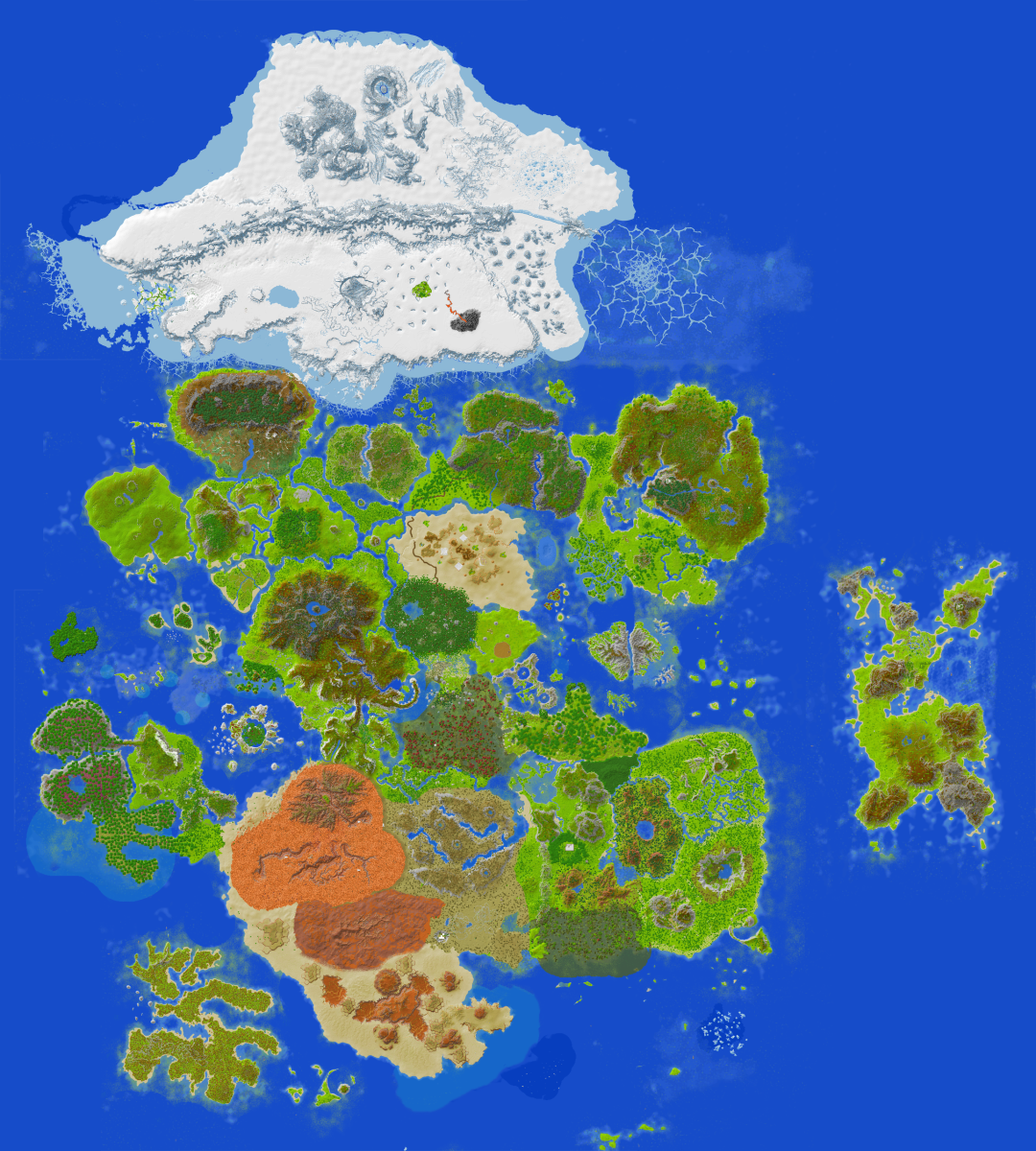 Aswaria, Survival/RPG - 7000x7000 - 1.20 Minecraft Map