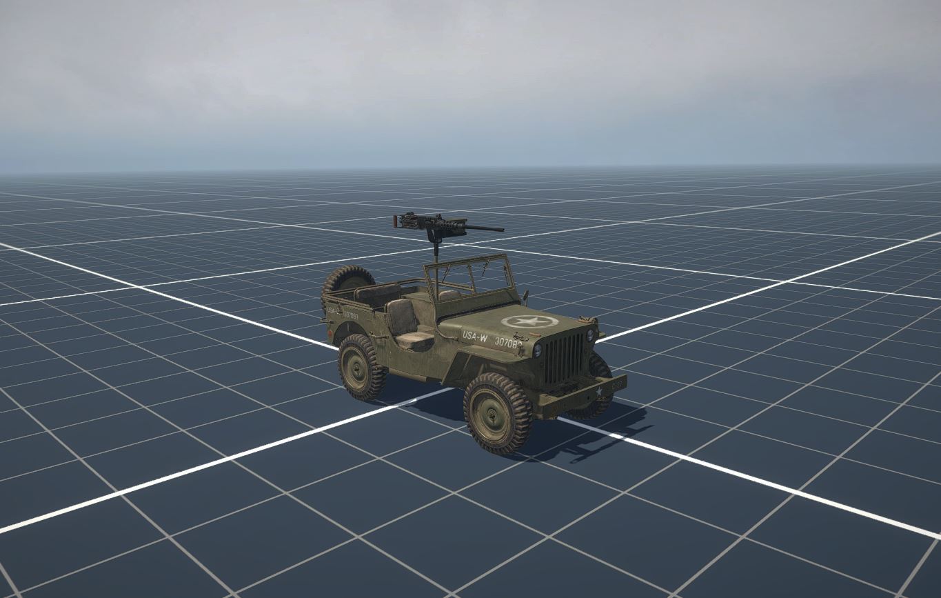 Jeep Willys MB With M2 Browning HMG