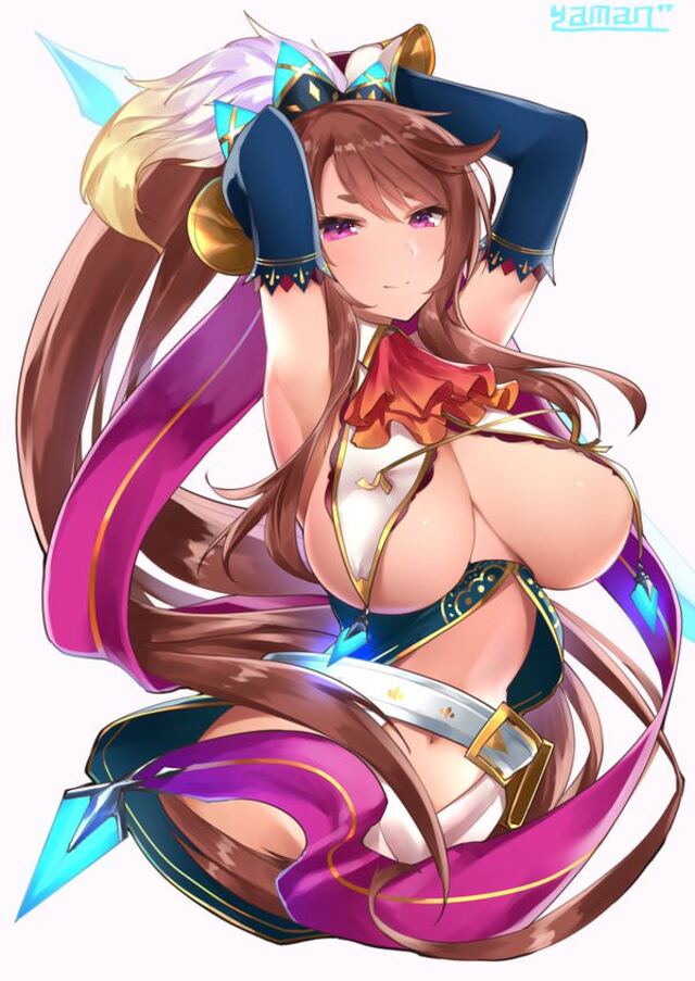 夜ノみつき＆ズリニキ先生の新英傑が爆乳と痴女！モリグナンのえっちな衣装と元ネタ考察の参考画像 - わんにゃんランド - アイギス攻略まとめ