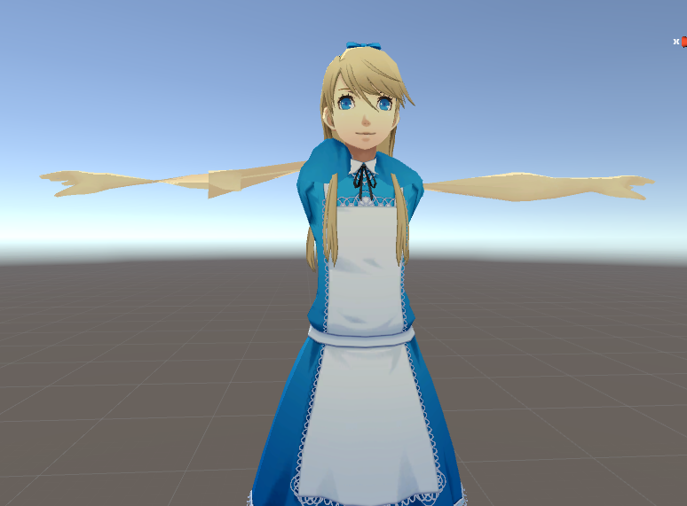 T pose rigged model of Misty 3D Model