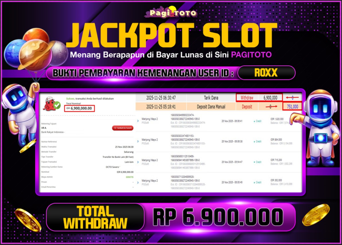 HAPPY JACKPOT MEMBER PAGITOTO SLOT MAHJONG WAYS 2 Rp  6.900.000-, - LUNAS