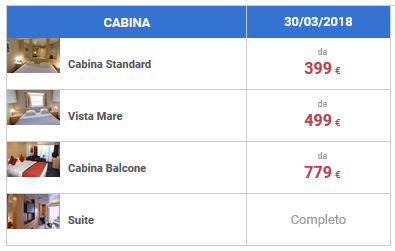 Guarda qui l'offerta crociera di Pasqua 2018!