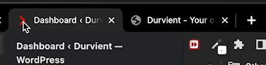 Website favicon issues.