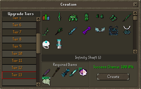 Infinity Shaft (i) Creation
