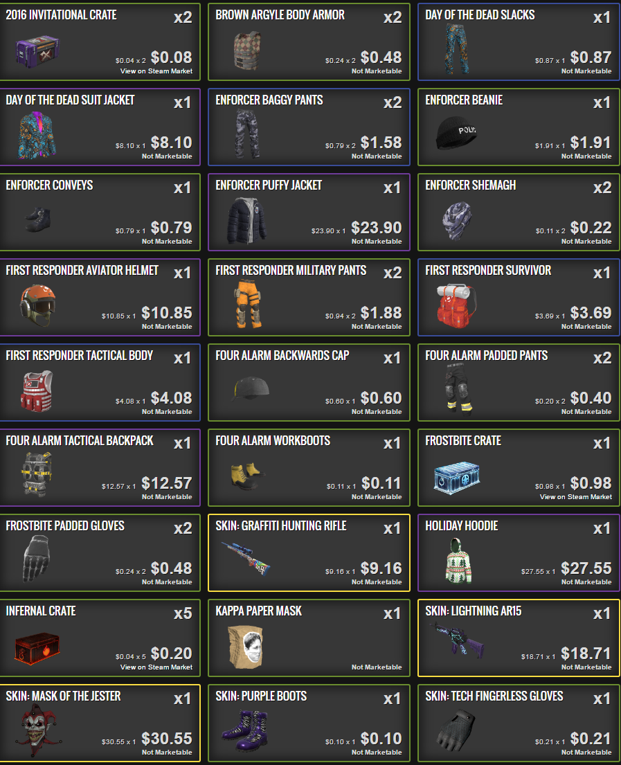 buy h1z1 skins