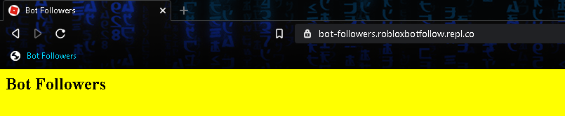 Bot Followers - bot followers roblox website