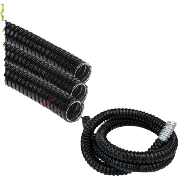 how to pasang metal flexible hose to metal pipe?