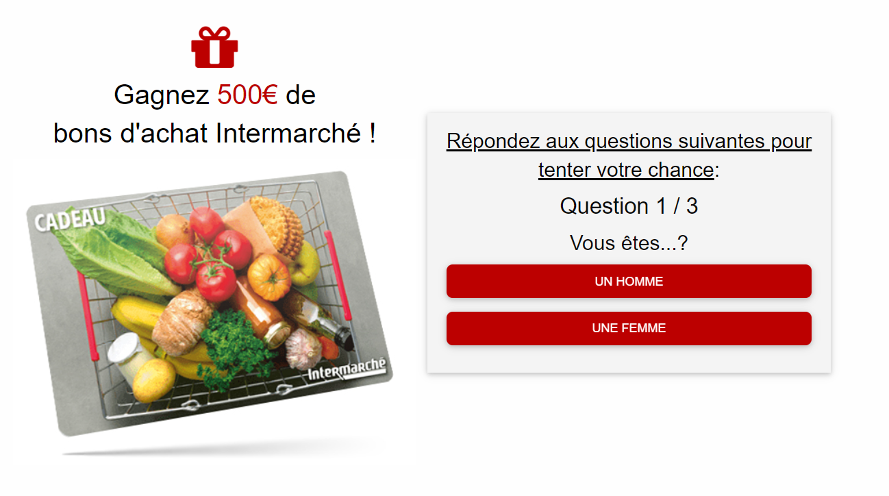 [SOI] BE | Win Intermarché GiftCard 500€ Prelander