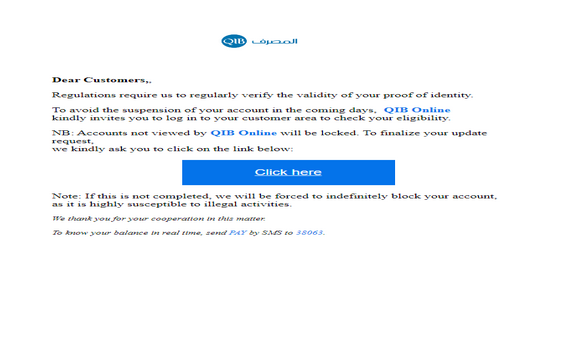☑️ QiB Arabe Letter High Quality Send Inbox HTML 2025 ✅