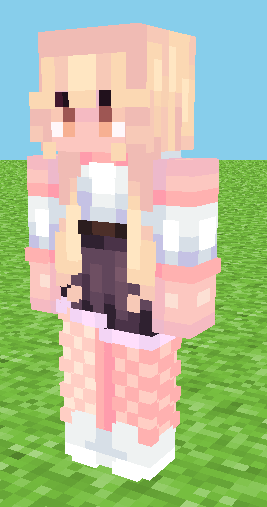 Valentine&#039;s Blondie Minecraft Skin
