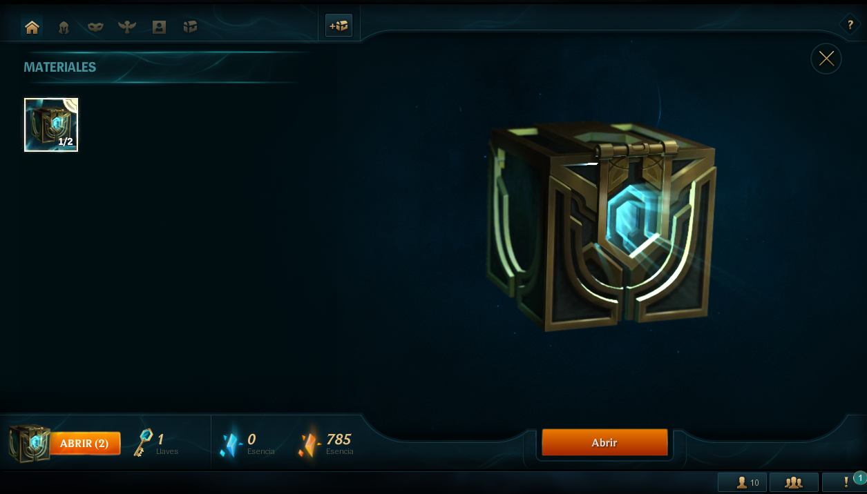 Voy a abrir un cofre del LoL...