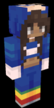 da bloo // skin of da deval Minecraft Skin