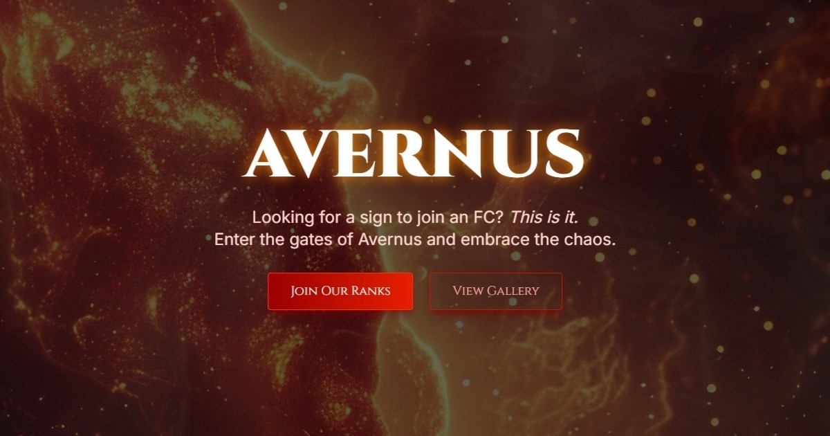 Avernus FFXIV Free Company Raiden Light