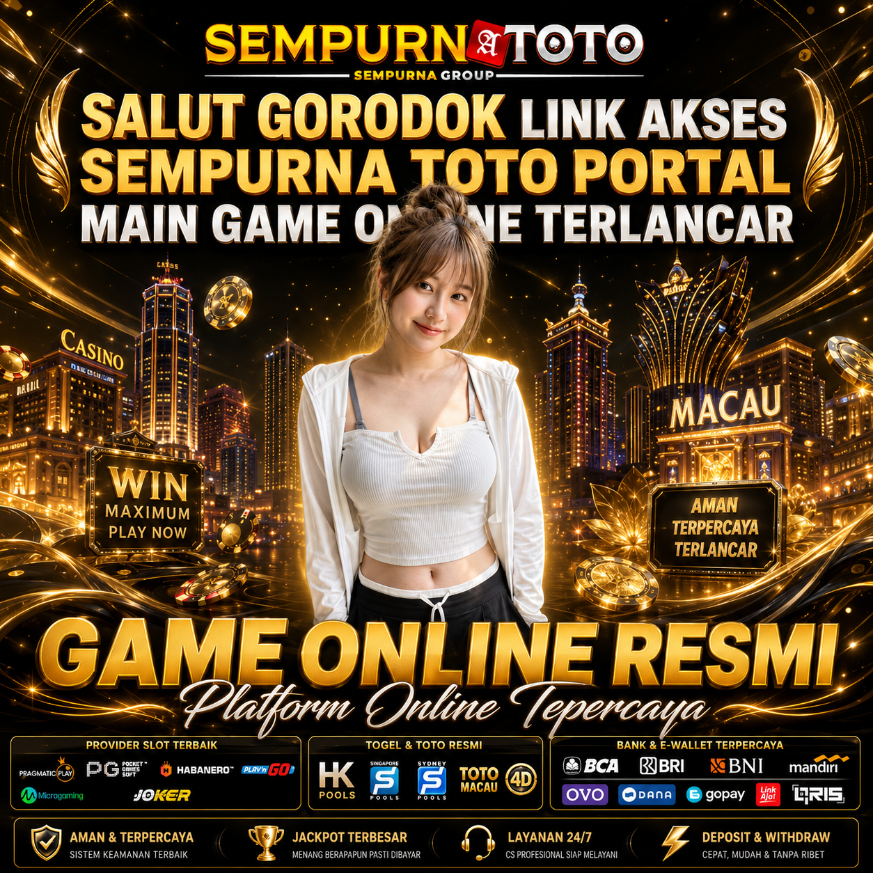 Galeri foto SEMPURNATOTO - Salut Gorodok Link Akses Sempurna Toto Portal Main Game Online Terlancar di Jakarta