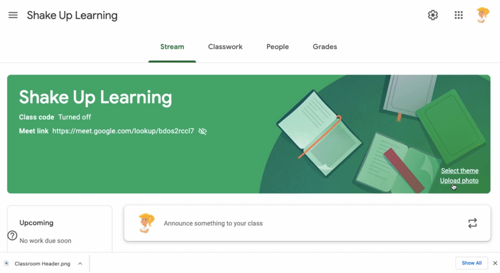 How to Customize Your Google Classroom Banner - Class Tech Tips