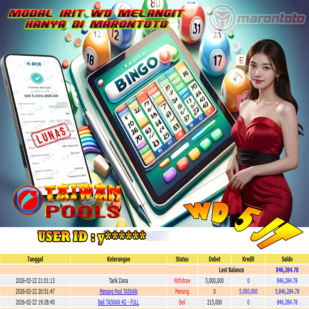 BUKTI JEPE SLOT GACOR DI PASARAN POOL TAIWAN