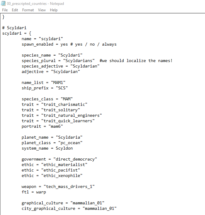 I found more pre-defined Civilizations : r/Stellaris