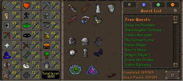 å 300 Donorôÿä å1000 Vouches åmaxed 60 Atk 70 Def Infernal Quiver Piety