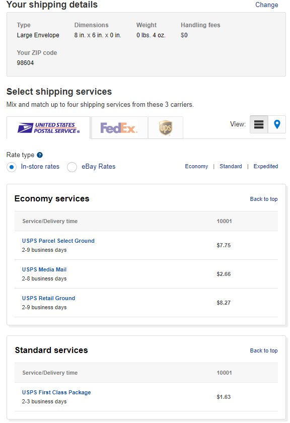 When you guys ship through eBay, does it automatically force you to pay