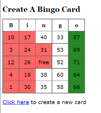 JAVAScript: Bingo Game Part 2 – Learn Scratch SG